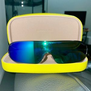 Emilio Pucci Shield Colored Frame sunglasses
